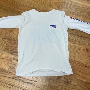 White Vineyard Vines Long Sleeve T-Shirt
